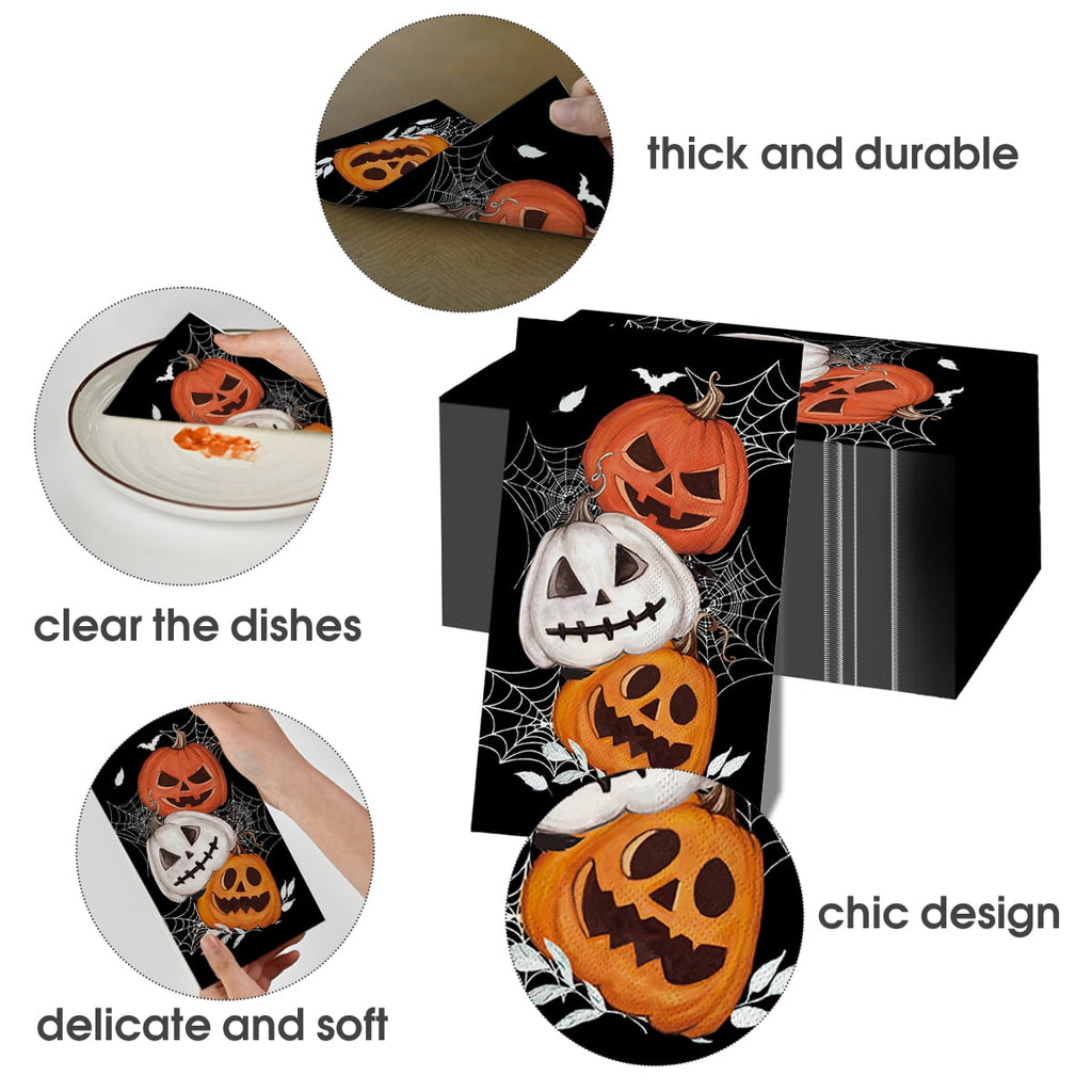 Sm:)e Ghoost Halloween Paper Napkins 100PCS