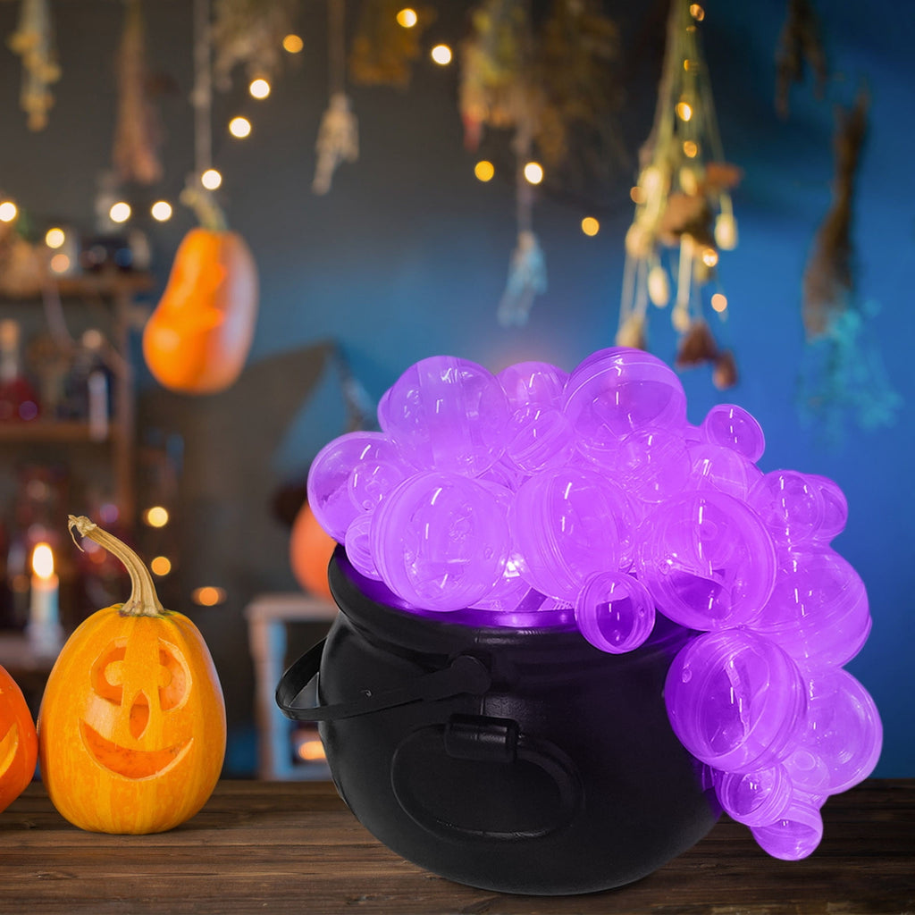 Muecwrye Halloween Decorations Outdoor, Halloween Clearance! Halloween Witches Cauldron on Tripod with Lights, DIY Bubbling Cauldron Set Decor for Home Porch Outside, Halloween Party Supplies