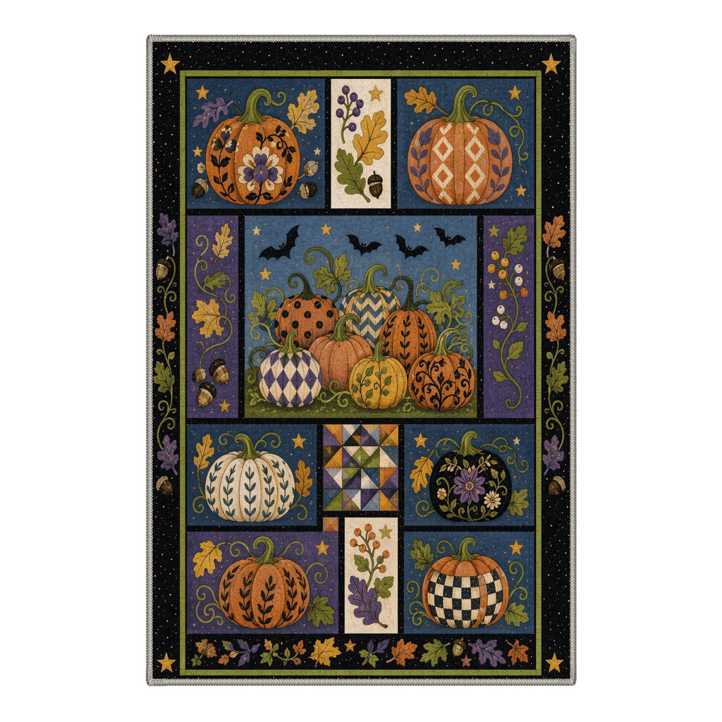 GENIMO 2'x7' Halloween Runner Rug, Washable Non Slip Soft Vintage Witch Indoor Outdoor Hallway Runner for Porch Patio Kitchen Entryway, Retro Sepia