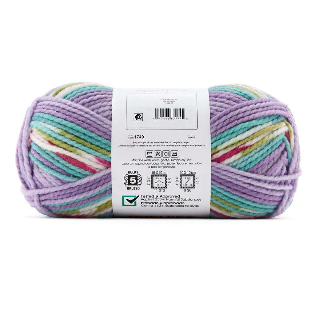 Premier Yarns - Bloom Chunky Big Yarn - Snapdragon - 7oz 218yds - 5 Bulky Weight - Acrylic