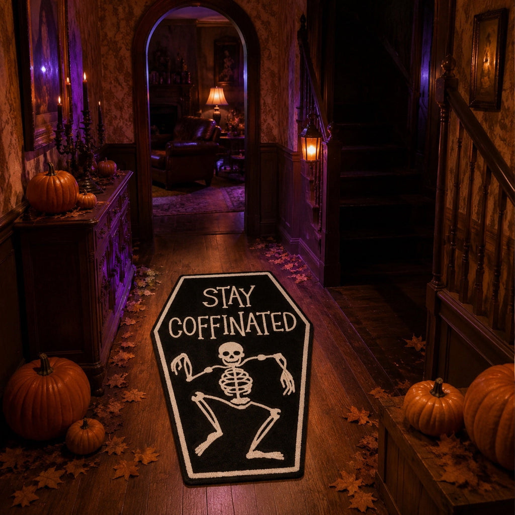 Halloween Ghost Door Mat, Cute Welcome Mat for Front Door Porch Entryway Haunted Outdoor Decor Spooky Decorative Entrance Doormat Non Slip Halloween Rug, 16" x 24"
