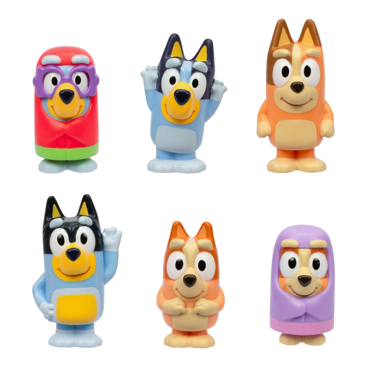 Bluey Mini Figure Multi-pack, Contains 25 Individually Bagged 1 inch Bluey Mini Figures, Perfect for Bluey Fans! Ages 3+, Walmart Exclusive