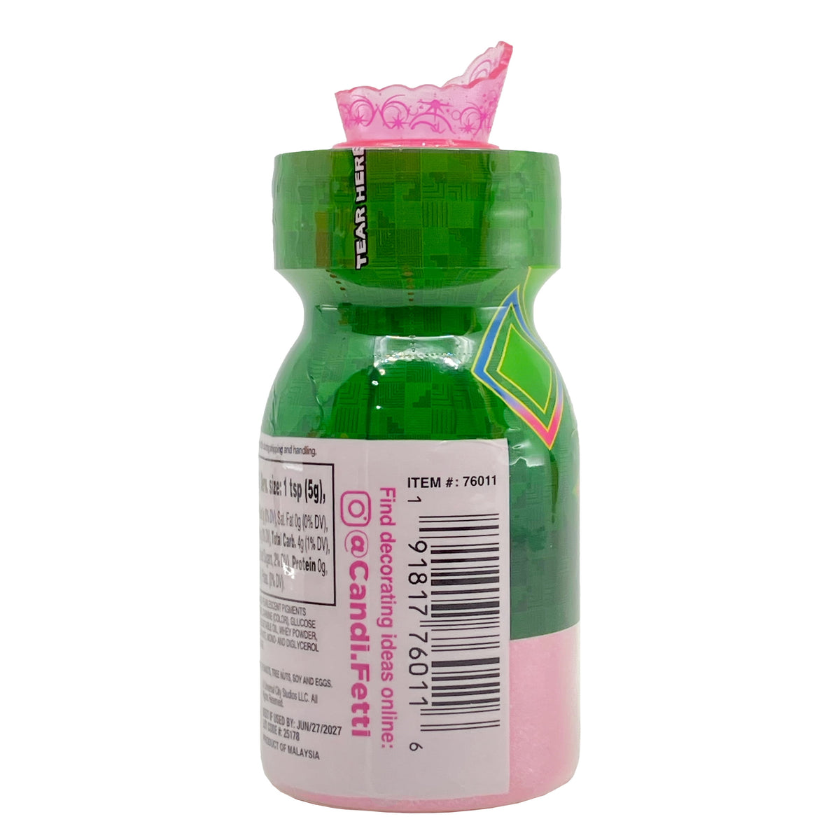 Wicked Glinda Pink Sparkle Dust, 2.47oz, Dessert Sprinkles
