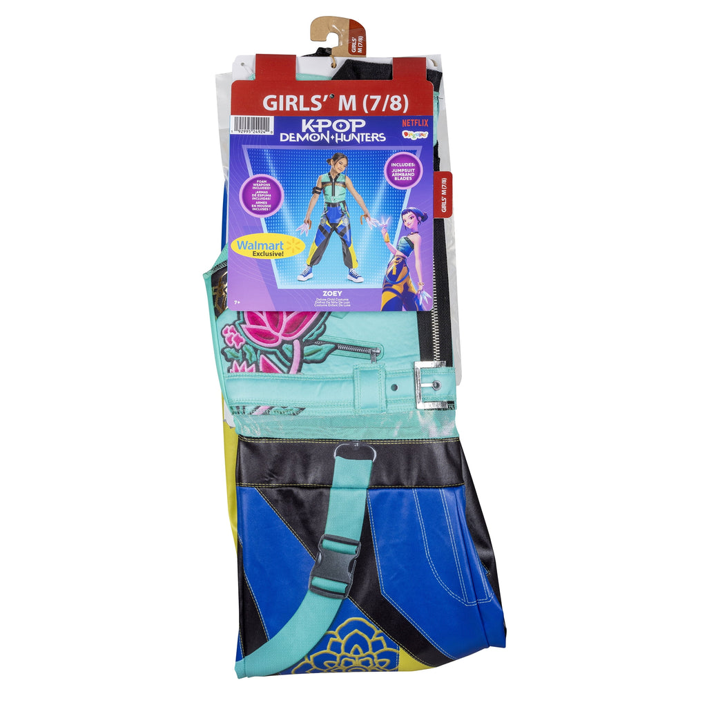 Netflix K-Pop Demon Hunters Zoey Halloween Costume for Children, Girls Size S (6/6X), by Disguise