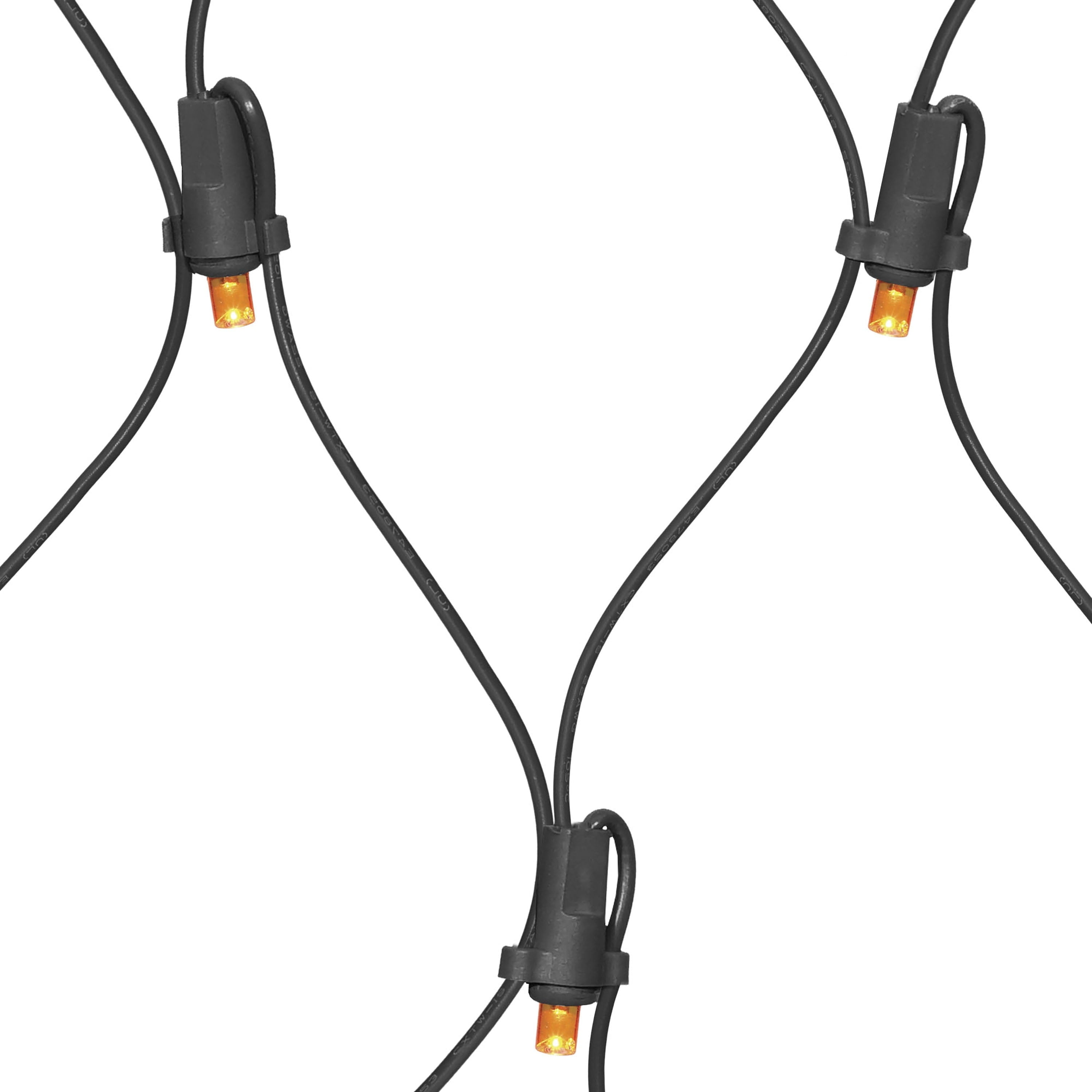 Indoor/Outdoor 50-Count LED Net Lights, Multicolor, 4' x 4', Halloween by Way To Celebrate