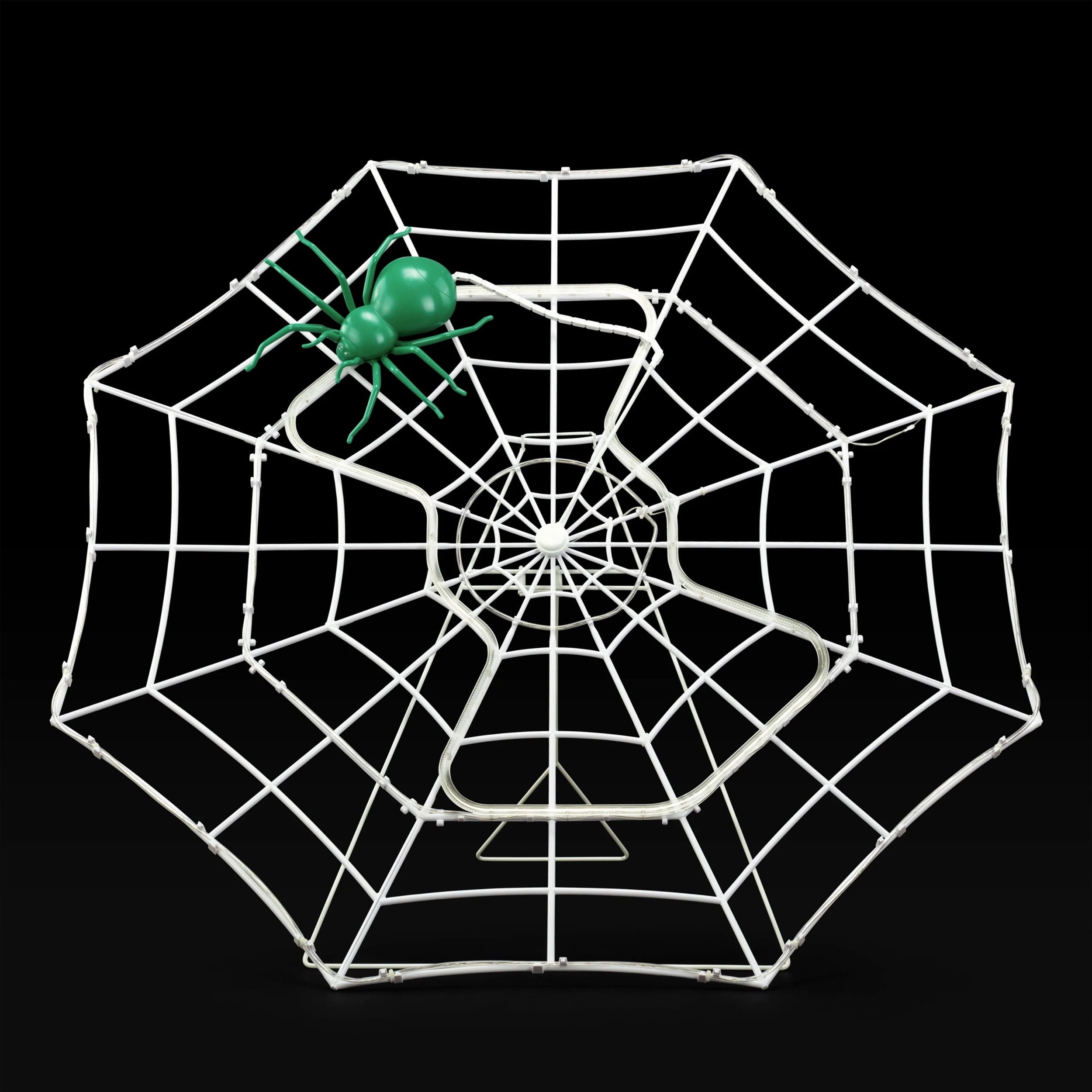 Mr. Halloween 4 ft. Outdoor Animated Spider Web - Purple Web