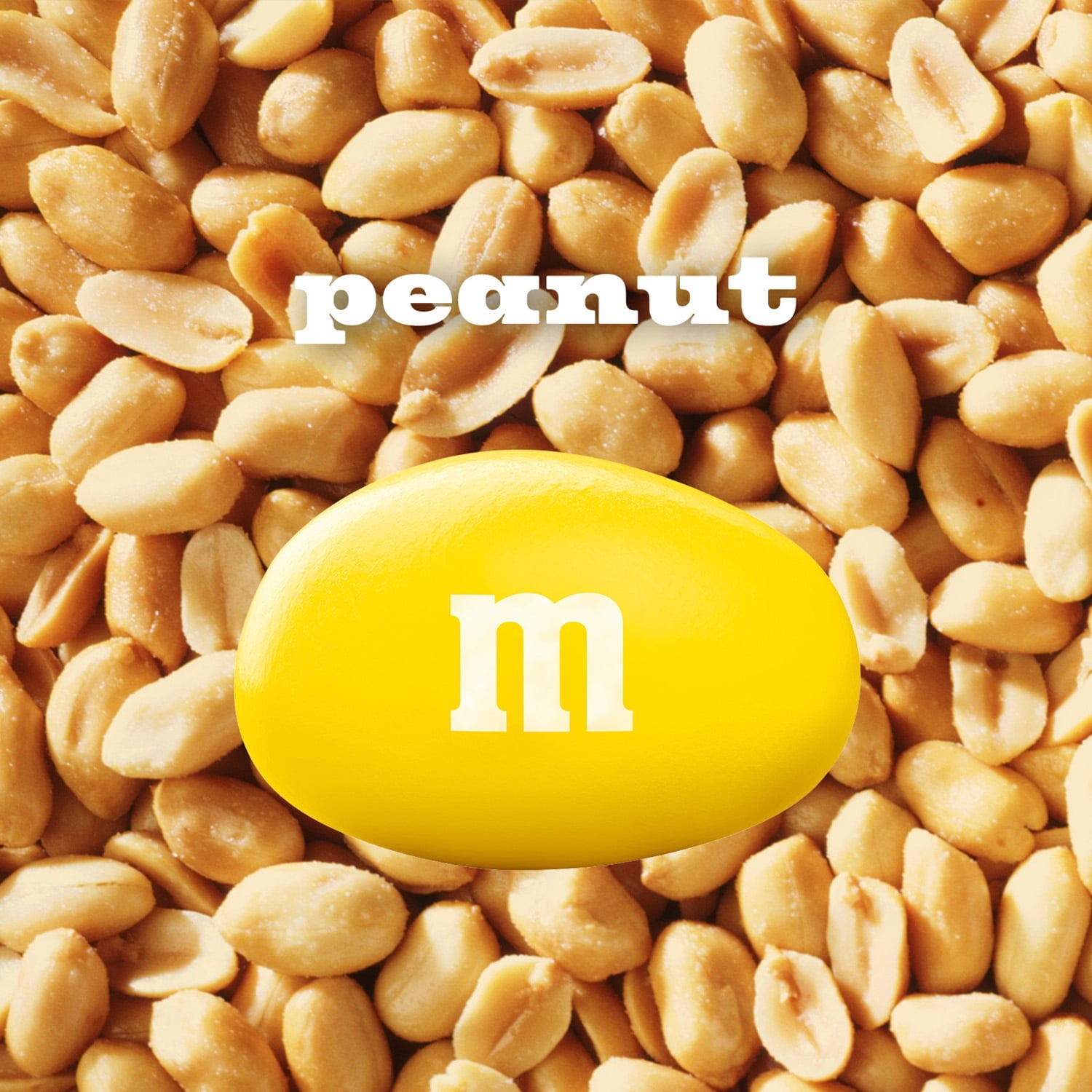 M&M's Peanut Milk Chocolate Candy, Family Size 18.08 oz Resealable Bulk Bag