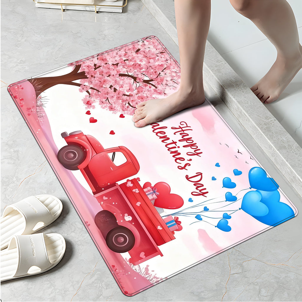 YIMEIS Halloween decoration Kitchen rugs Washable flannel Printed Area Rug and Mats DoorMats, bath mat,Autumn and Winter Festival Decoration-Halloween Undead 15.7'' x 23.6''