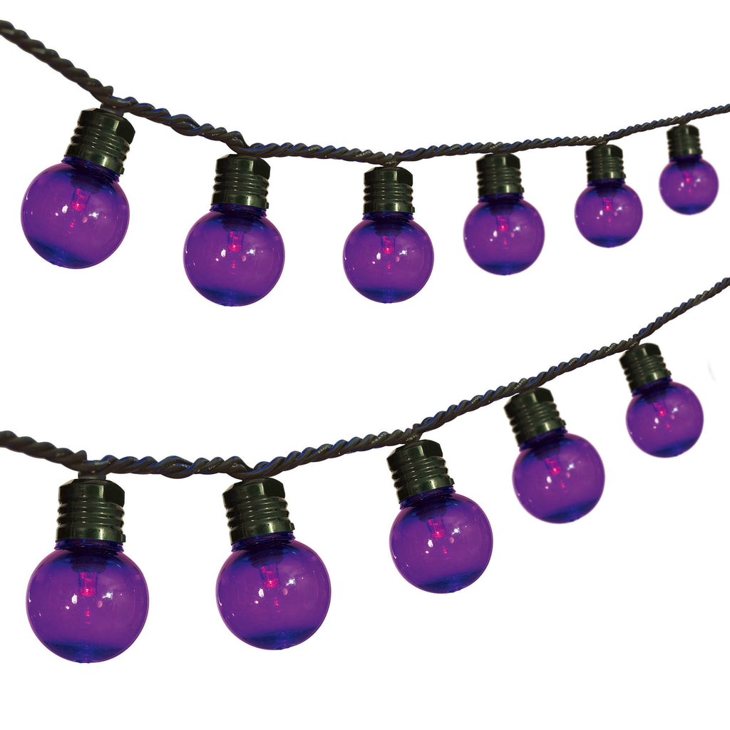 Indoor/Outdoor 70-Count LED G30 Globe String Lights, Multicolor, 21', Halloween by Way To Celebrate