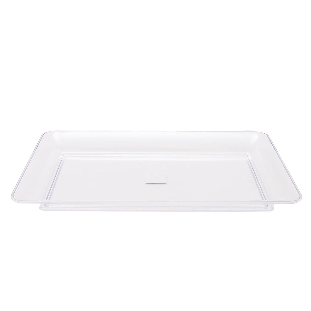 Way To Celebrate Clear Plastic Rectangular Food Tray, 18 in