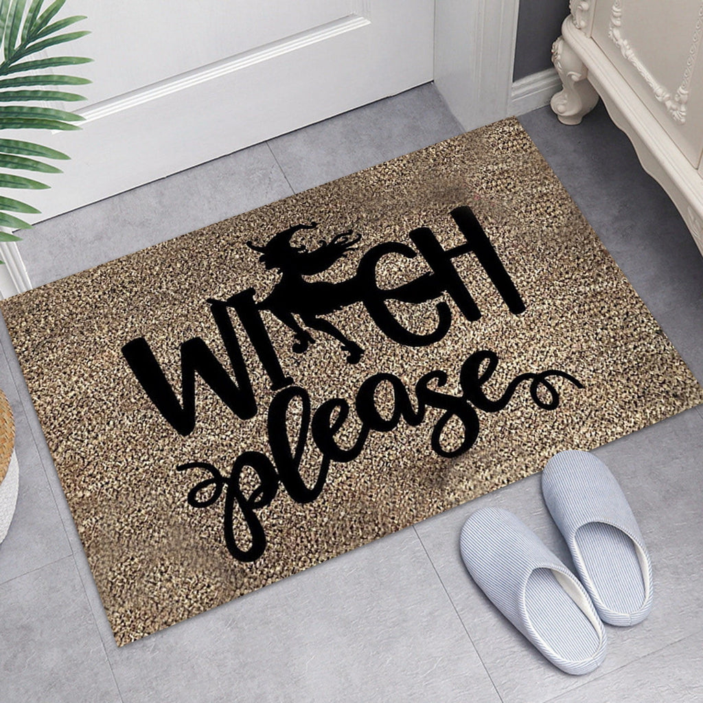 JLFNYA Halloween Rug,15.7*24inch Checkered Rug,Rug Halloween Fall Door Mat Cotton Washable Area Rugs Door Mat Outdoor Entrance for Front Porch Entryway Fall Farmhouse