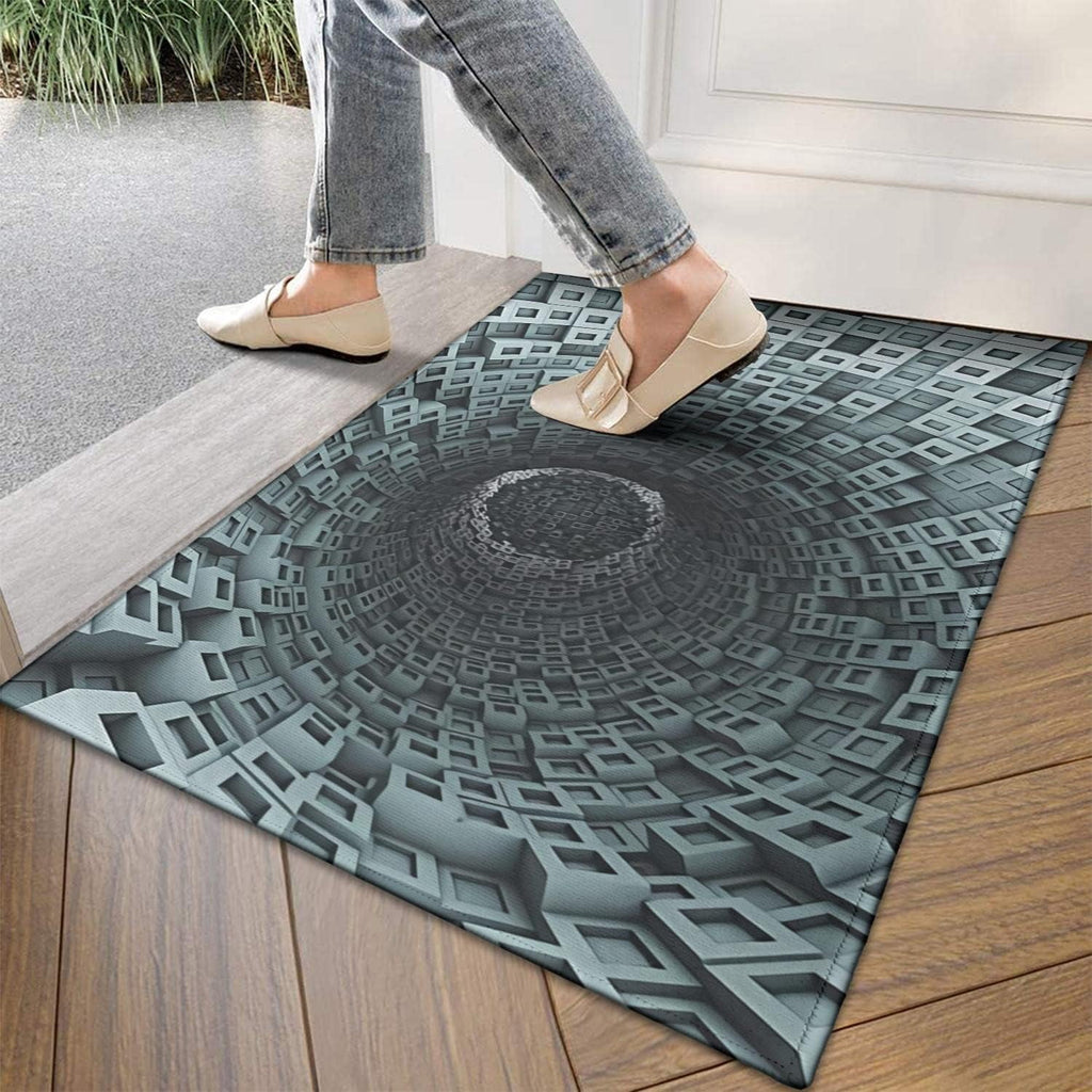 Bear Rugs Tribal Doormat Non-Slip Absorbent Resist Dirt Front Door Mat Machine Washable Welcome Mats Outdoor Inside Floor Rugs for Entryway 30" X 17"…