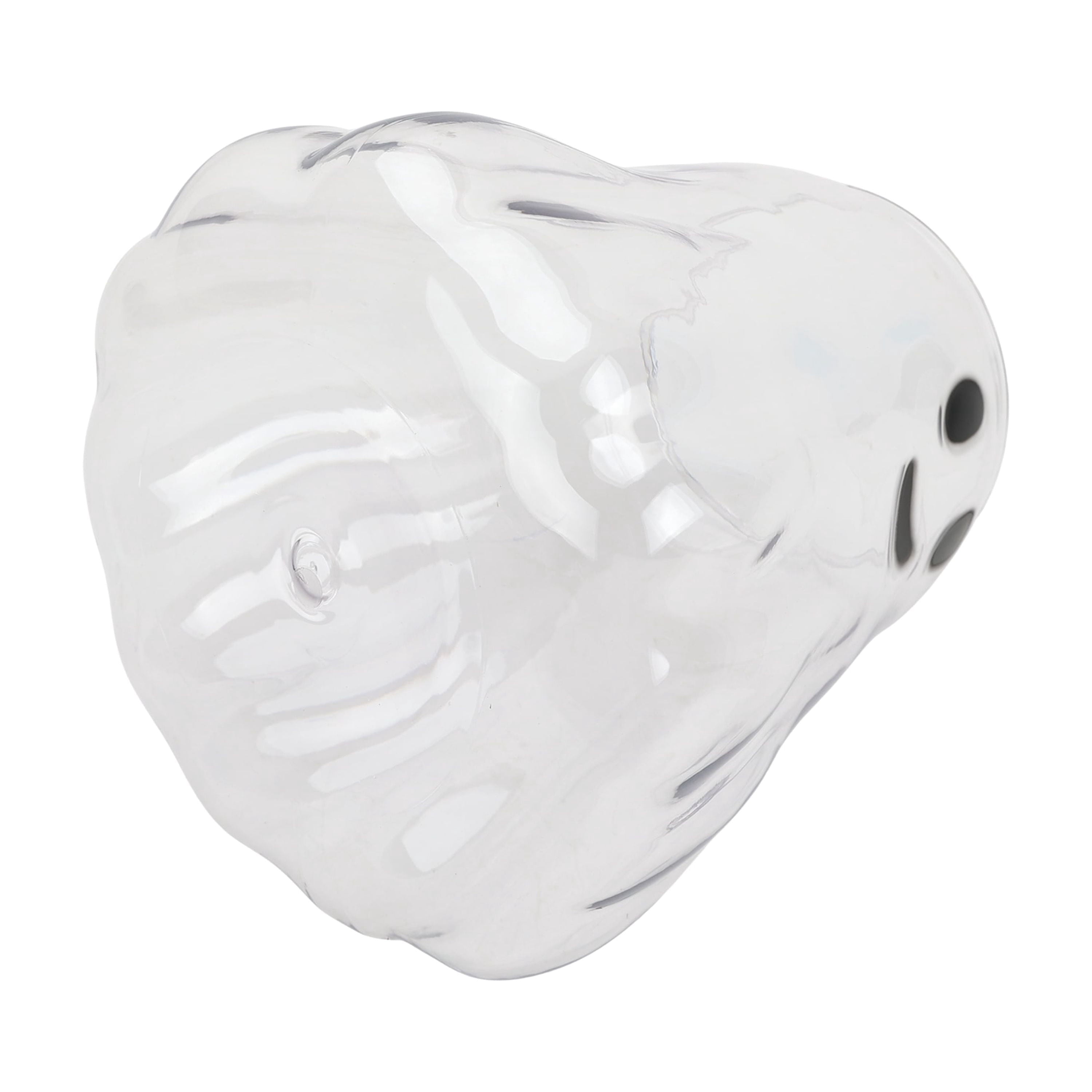 Way to Celebrate Halloween Clear Iridescent Acrylic Ghost Bucket, 4.5 qt