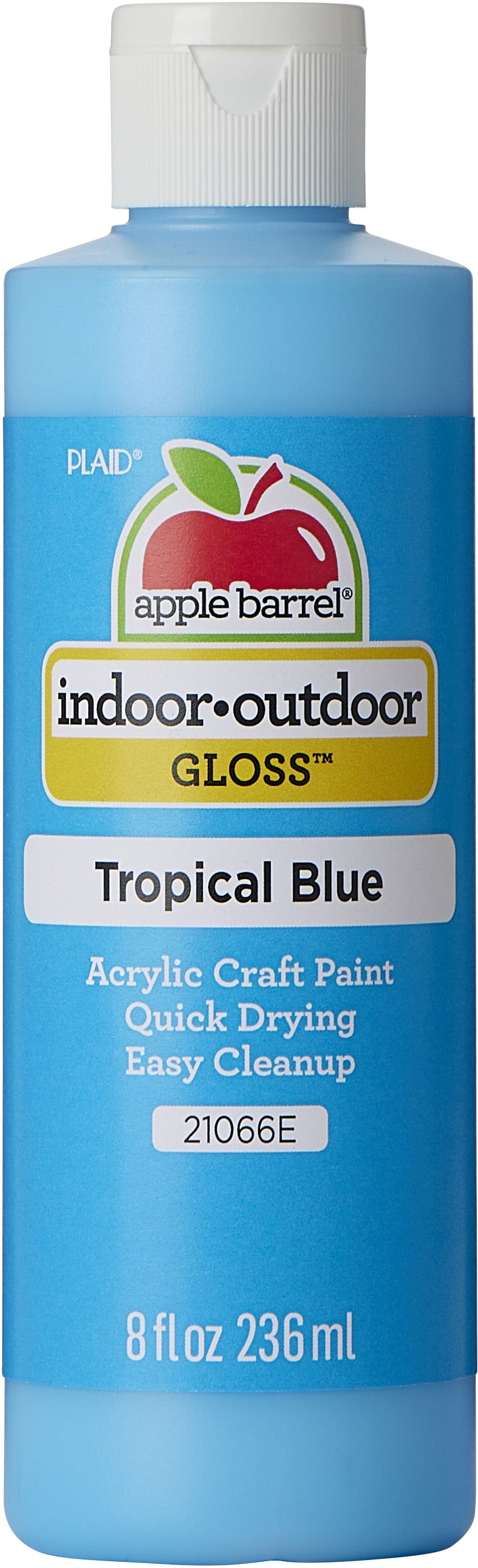 Apple Barrel Acrylic Craft Paint, Gloss Finish, White, 8 fl oz
