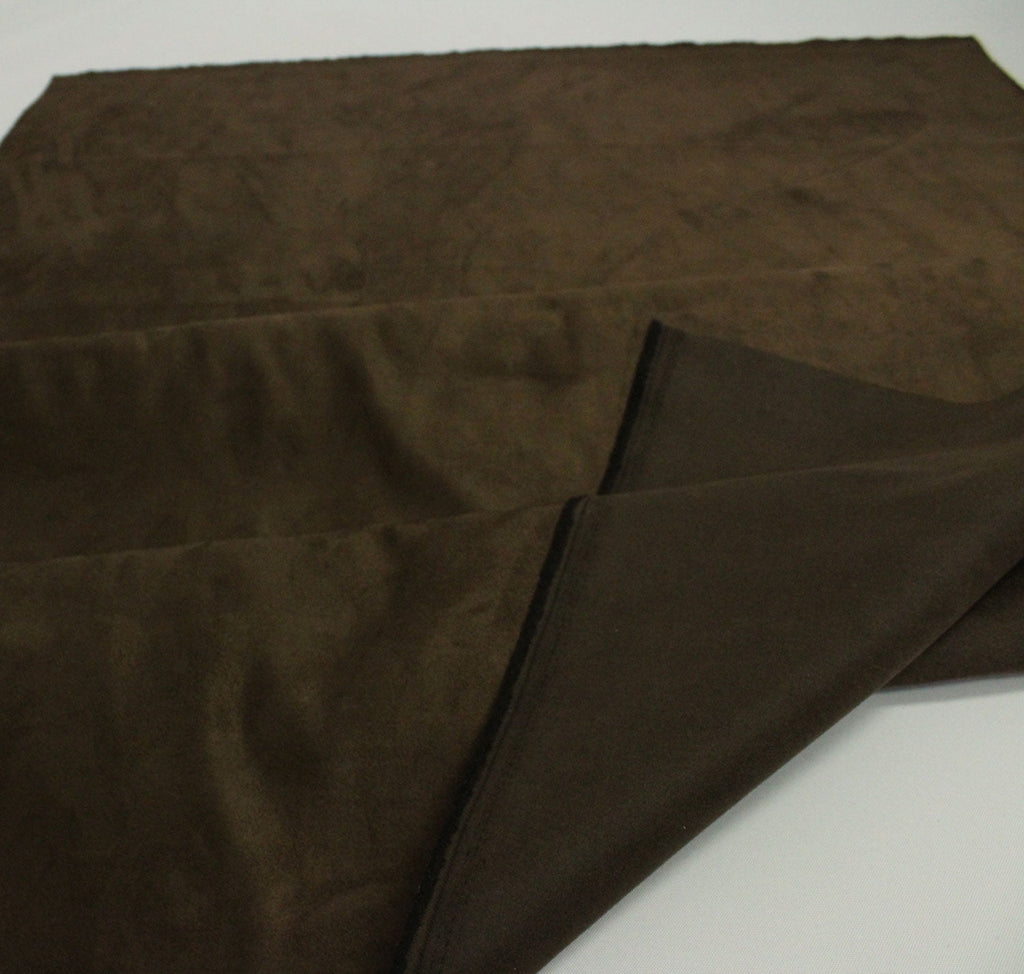 Mybecca Suede 58" Width - 100% Polyester Faux Craft Fabric By the Yard - Color: Black