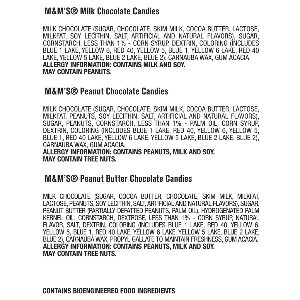 M&M's Full Size Halloween Chocolate Candy Bars, 30.58 oz, 18 Ct Box