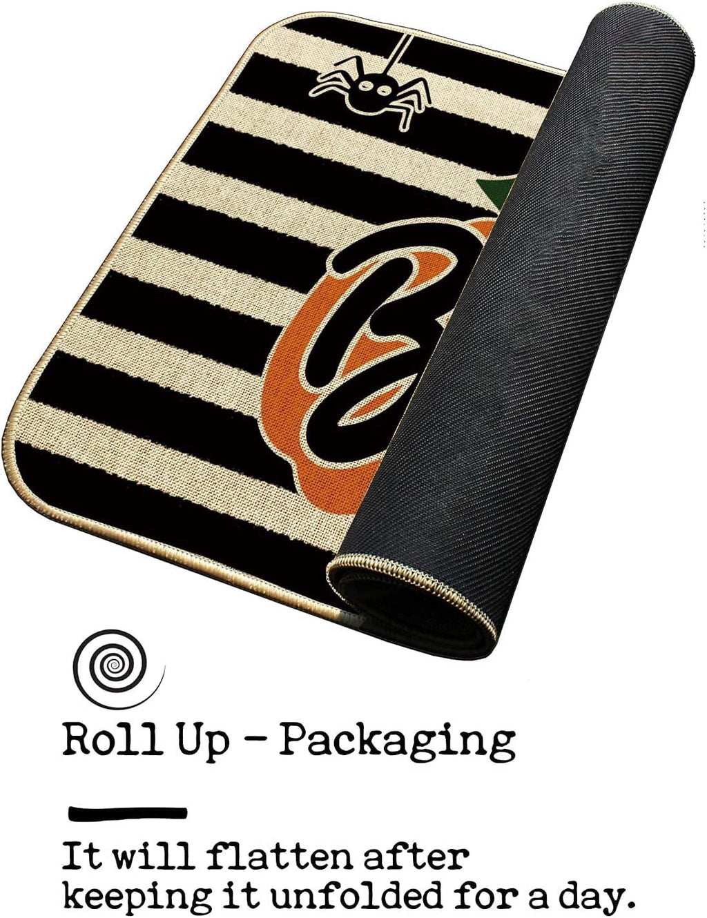Halloween Doormat Decor -Boo!- Funny Halloween Rug