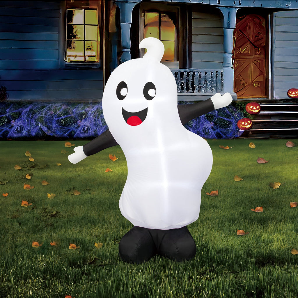Animated Twerking Ghost Airblown Yard Inflatable, Black and White, 5', Halloween by Way To Celebrate