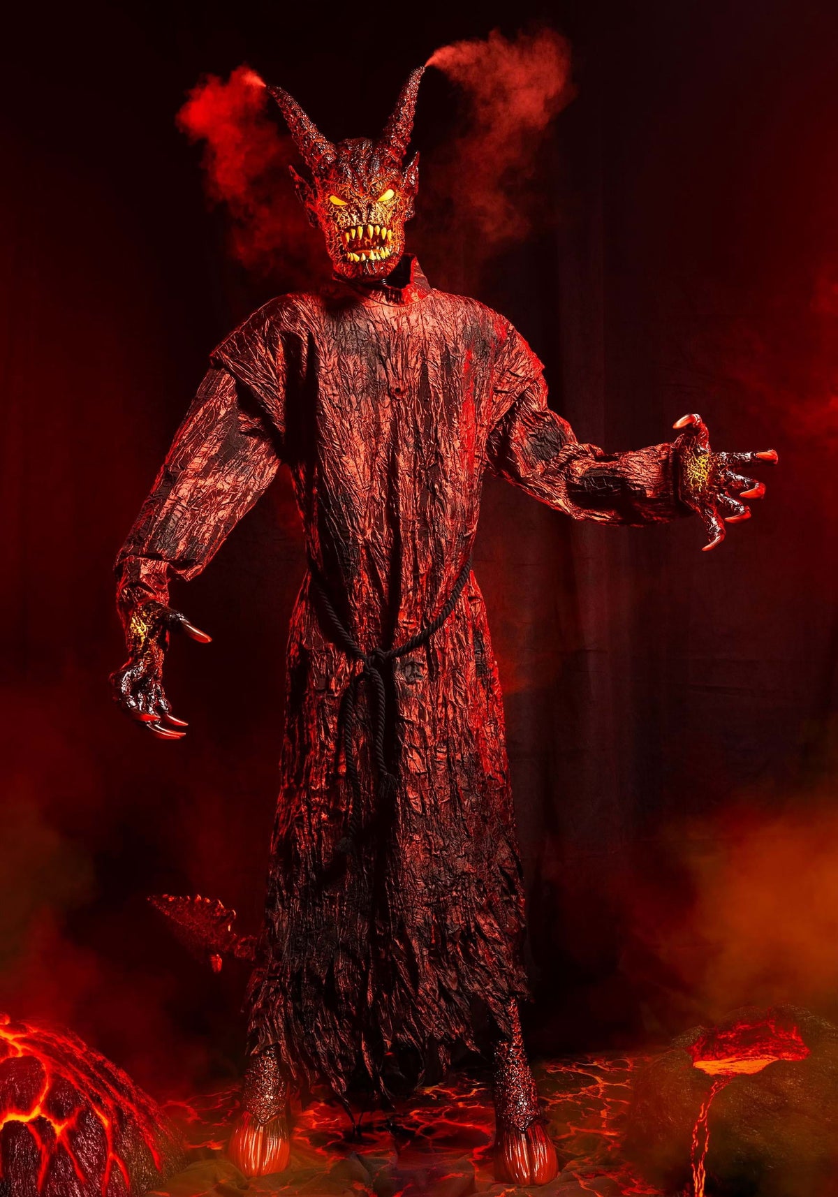 Magmoor the Lava Demon Animated Halloween Decoration