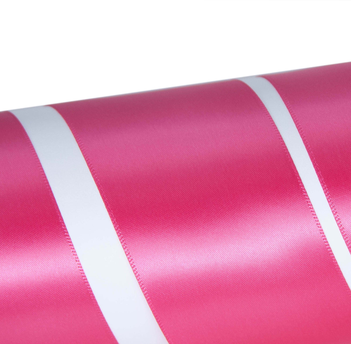 (2 pack) Offray Ribbon, Red 2 1/4 inch Single Face Satin Polyester Ribbon for Sewing, Crafts, and Gifting, 9 feet, 1 Each