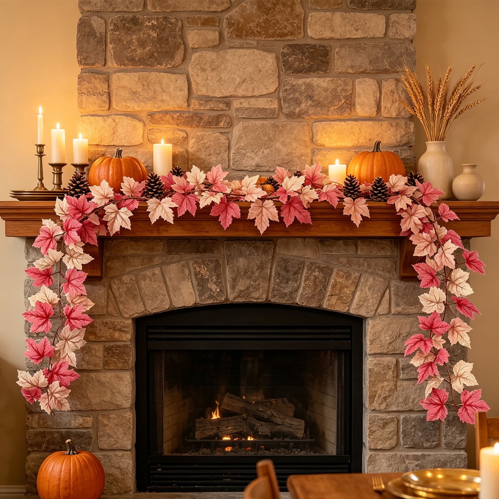 Pink Halloween Decor Ghost Candy Bowl Figurine with Bow and Scalloped Holder for Indoor Tabletop Decor and Party Favor Display