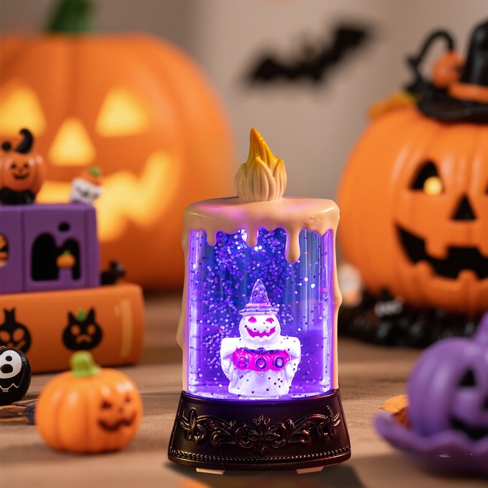 Halloween LED Skeleton Battery Operated Flameless Candle Light For Party Bar & Room Decorations