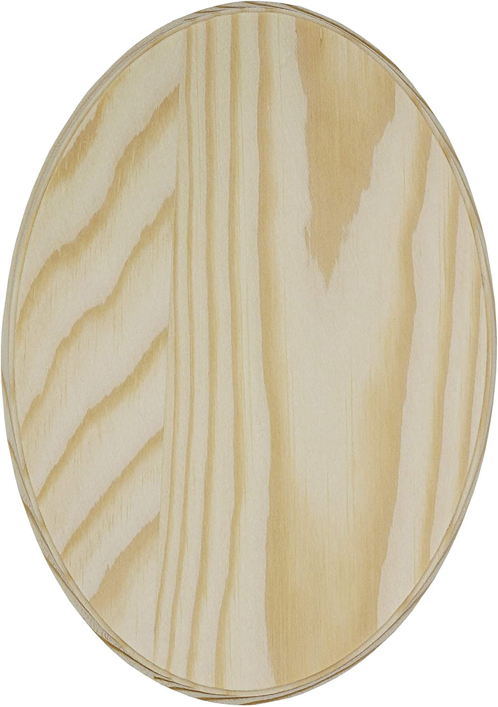 Creative Hobbies Unfinished Wood Plaques, 6.5 Inch x 4.5 Inch, 4 Assorted Shapes