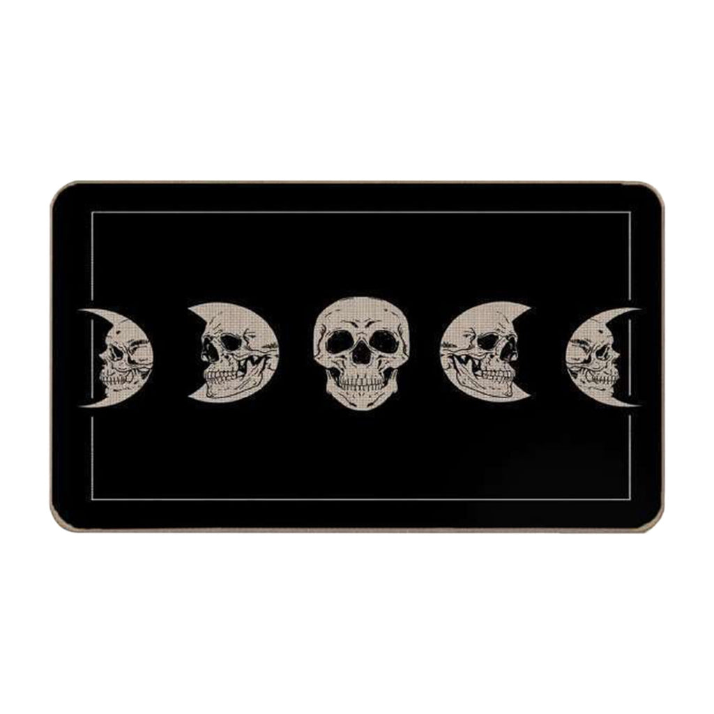 TOPRenddon Halloween Door Mat, Outdoor Front Door Decorative Doormat 16" x 24", Spider Web Bones Welcome Doormats, Non-Slip Rubber Mats Washable Carpet for Porch, Entryway, Indoor, Bathroom, Kitchen