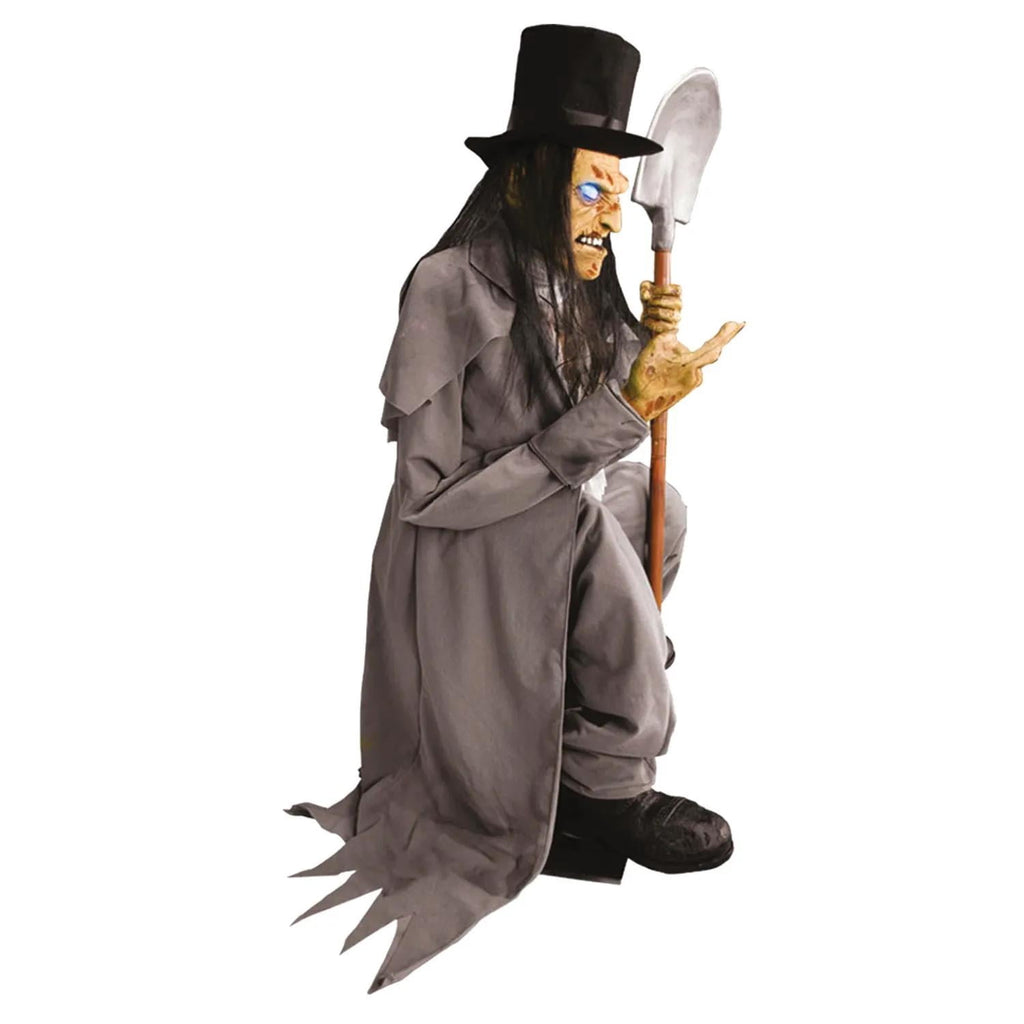 Tekky Toys Animated Crouching Grave Digger Halloween Decoration - 43 in