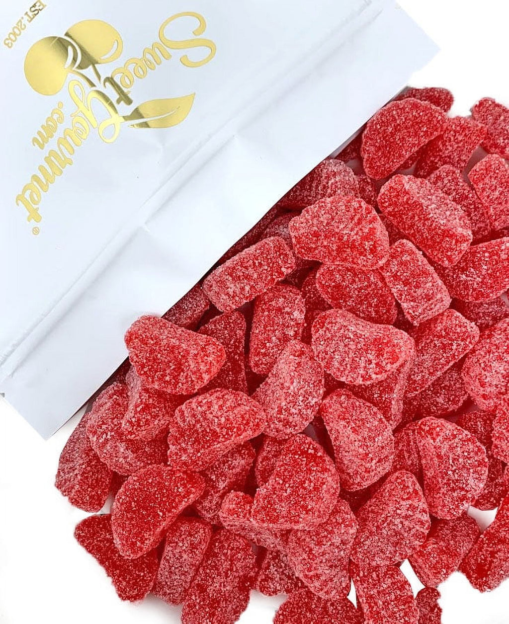 SweetGourmet Jelly Cherry Slices Bulk Candy | 1 Pound