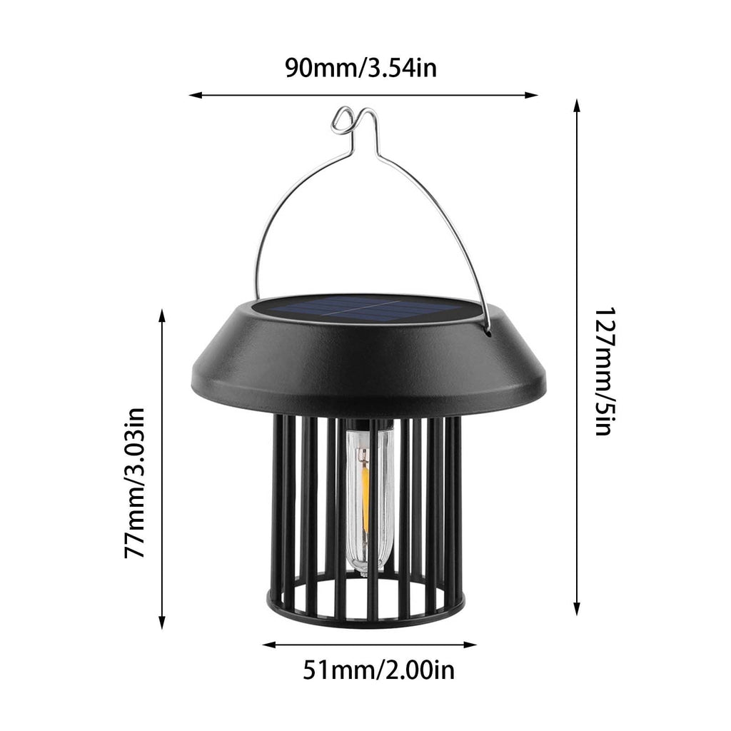 Qocolhg Solar Lanterns Outdoor Waterproof Solar Powered Hanging Lanterns Outdoor Lights Garden Patio Yard Decorative Lights Camping Solar Lanterns for Patio Yard Porch, Clearance