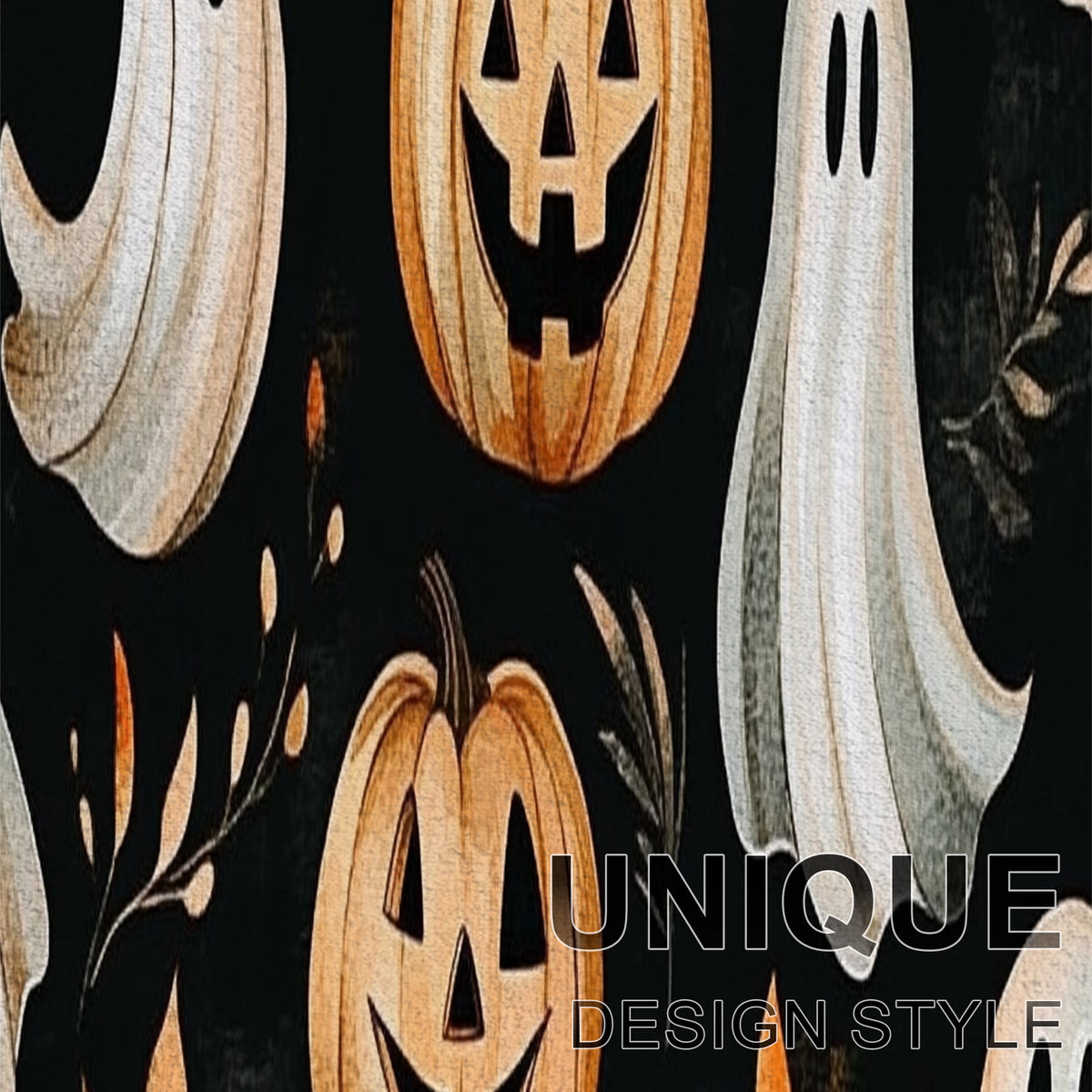 YIMEIS Halloween decoration Kitchen rugs Washable flannel Printed Area Rug and Mats DoorMats, bath mat,Autumn and Winter Festival Decoration-Halloween Undead 15.7'' x 23.6''