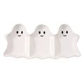 Way To Celebrate Halloween Three-Ghost Ceramic Serving Tray