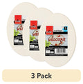 (3 pack) Plaid 96292E Unpainted Wood Surface, Oval Plaque, 1 Piece, 5" x 7"