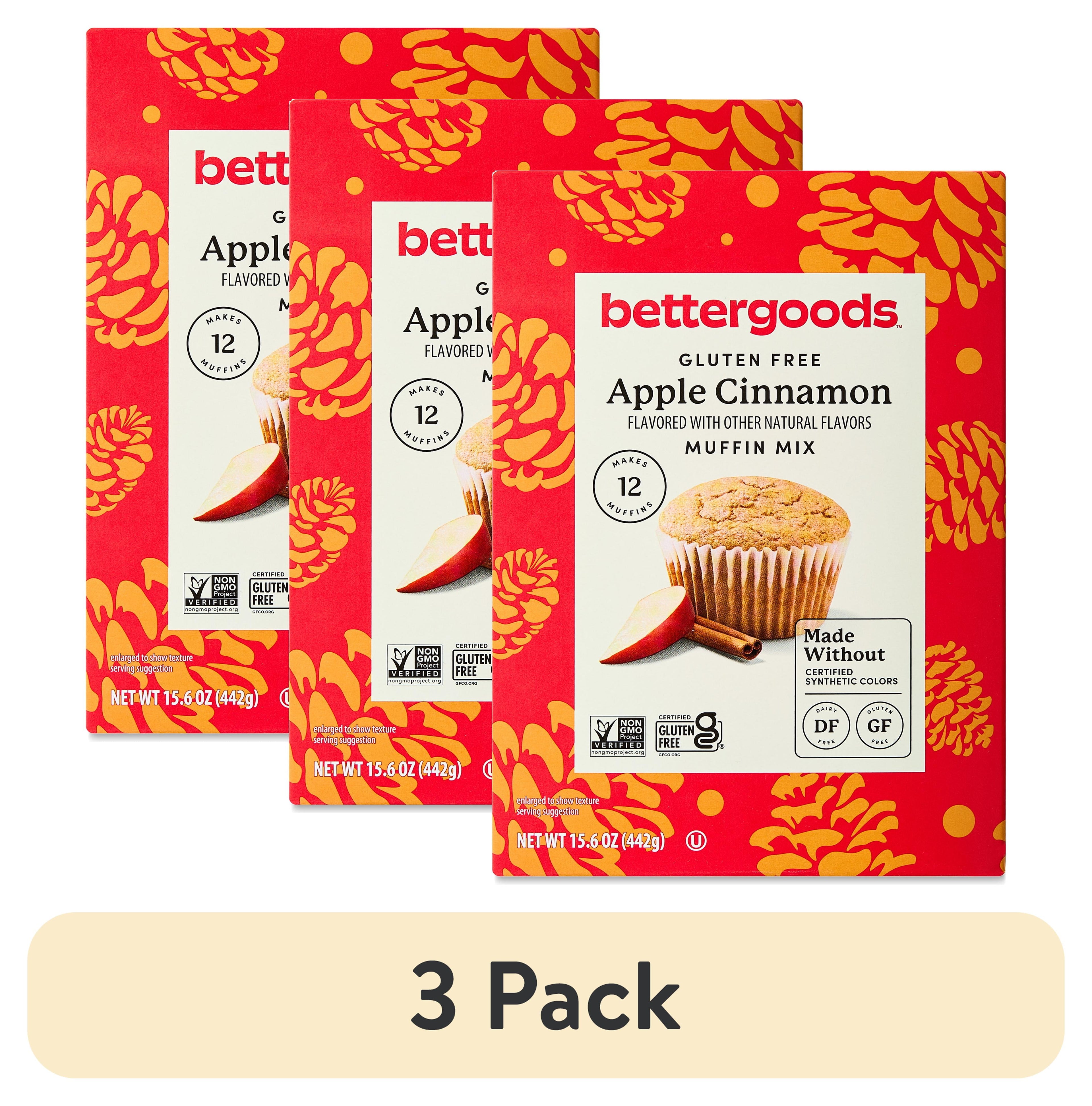 bettergoods Gluten Free Apple Cinnamon Muffin Mix, 15.6 oz