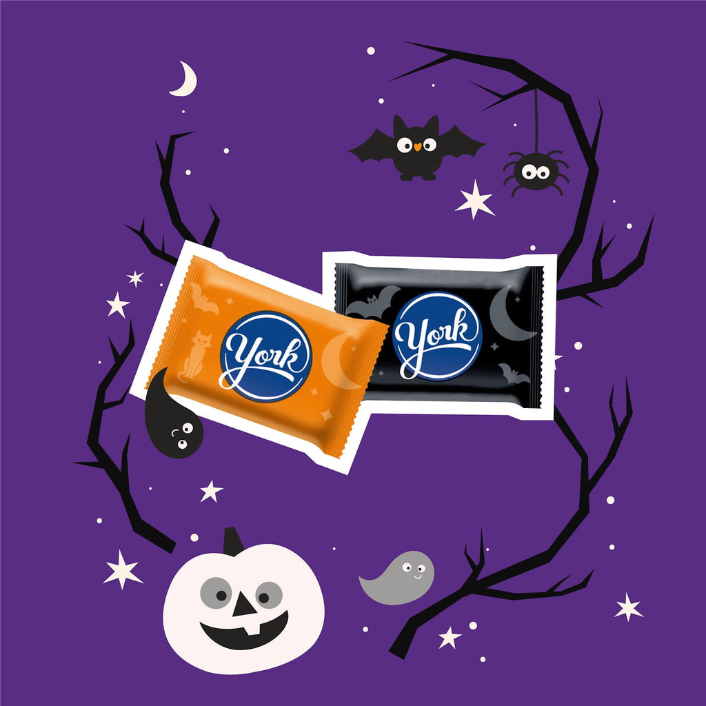 York Dark Chocolate Peppermint Patties, Halloween Candy Bag, 11.4 oz