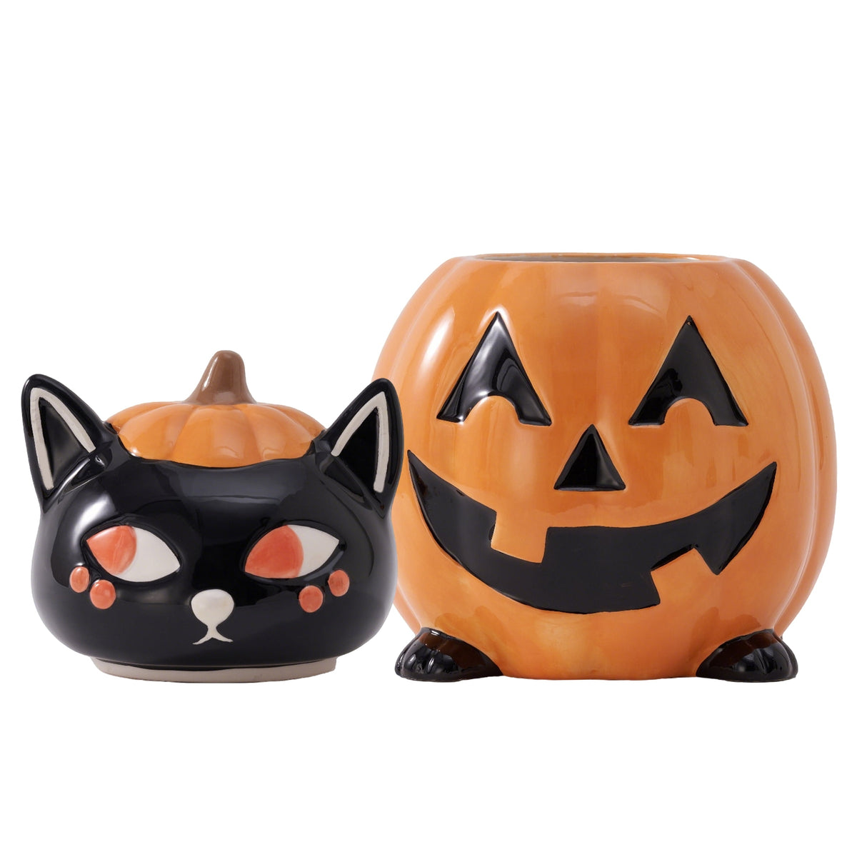 Way to Celebrate Halloween Ghost Dog Ceramic Cookie Jar