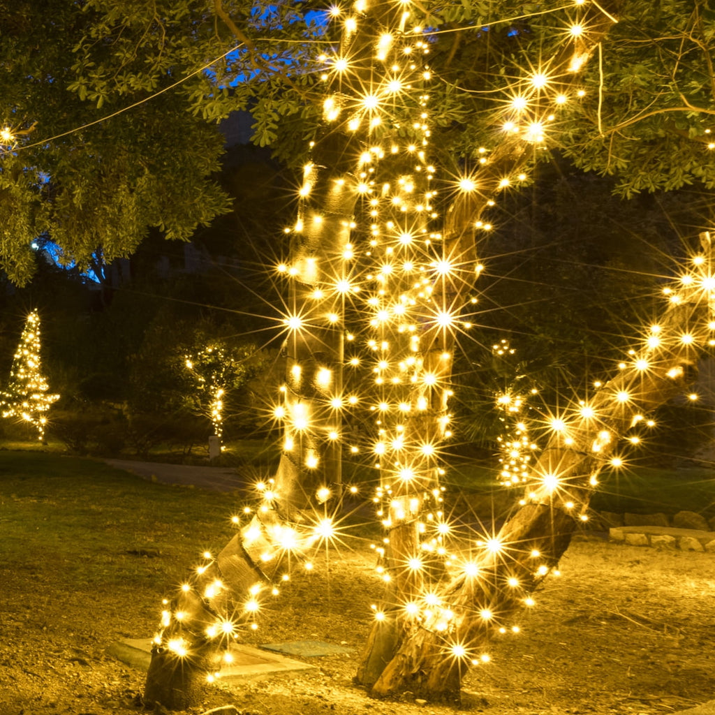 70 LED Purple and Orange String Lights for Halloween Displays Party Decoration, 24', Indoor Outdoor Black Wire
