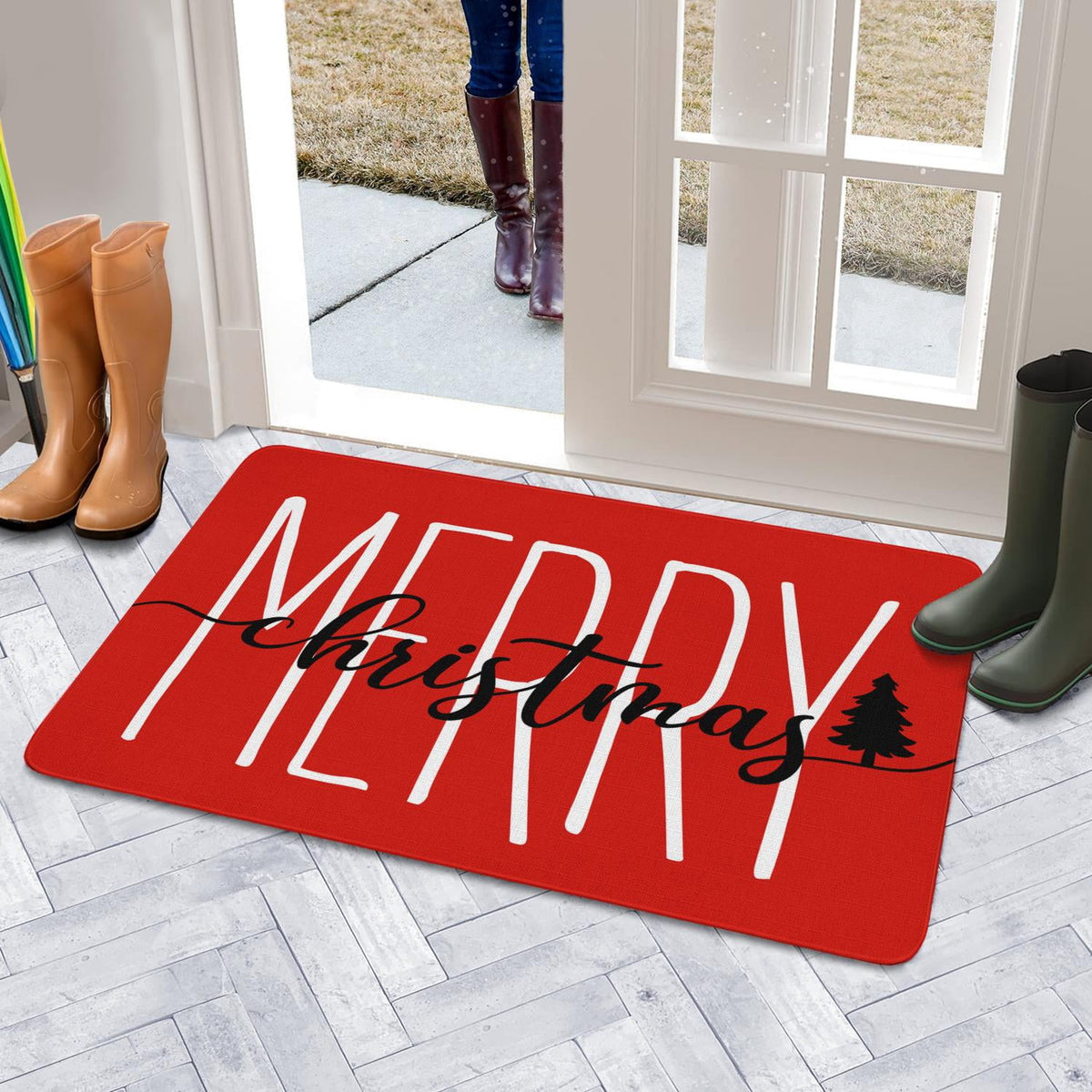 Halloween Door Mat 30 X 17 Inch Halloween Skull Doormat Indoor Outdoor Entrance Floor Mat Non Slip Halloween Decor Rubber Welcome Mats