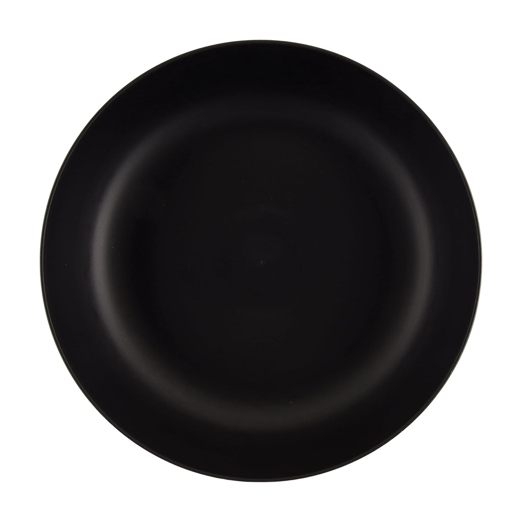 Mainstays 42 oz Round Plastic Dinner Bowl, Etched Bats, Black