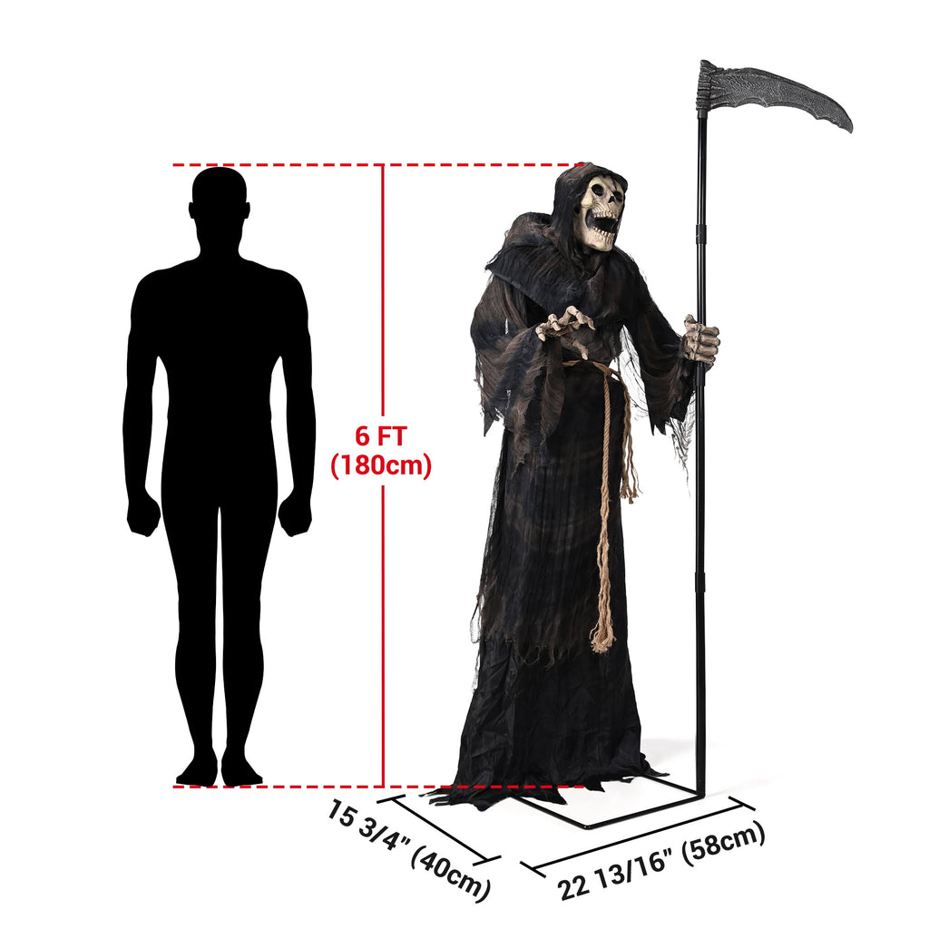 Yescom 9ft Flying Witch with Vulture & Owl Skeleton Halloween Outdoor Décor 2026