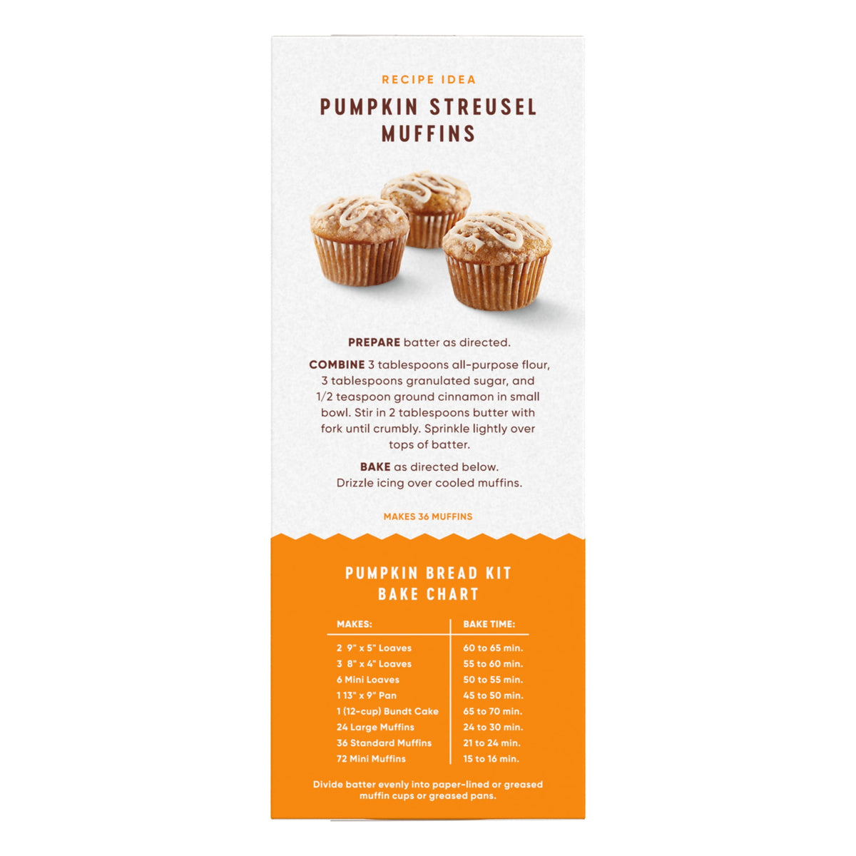 Libby's Pumpkin Bread Kit With Icing Baking Mix Dessert, 57.75 oz Box