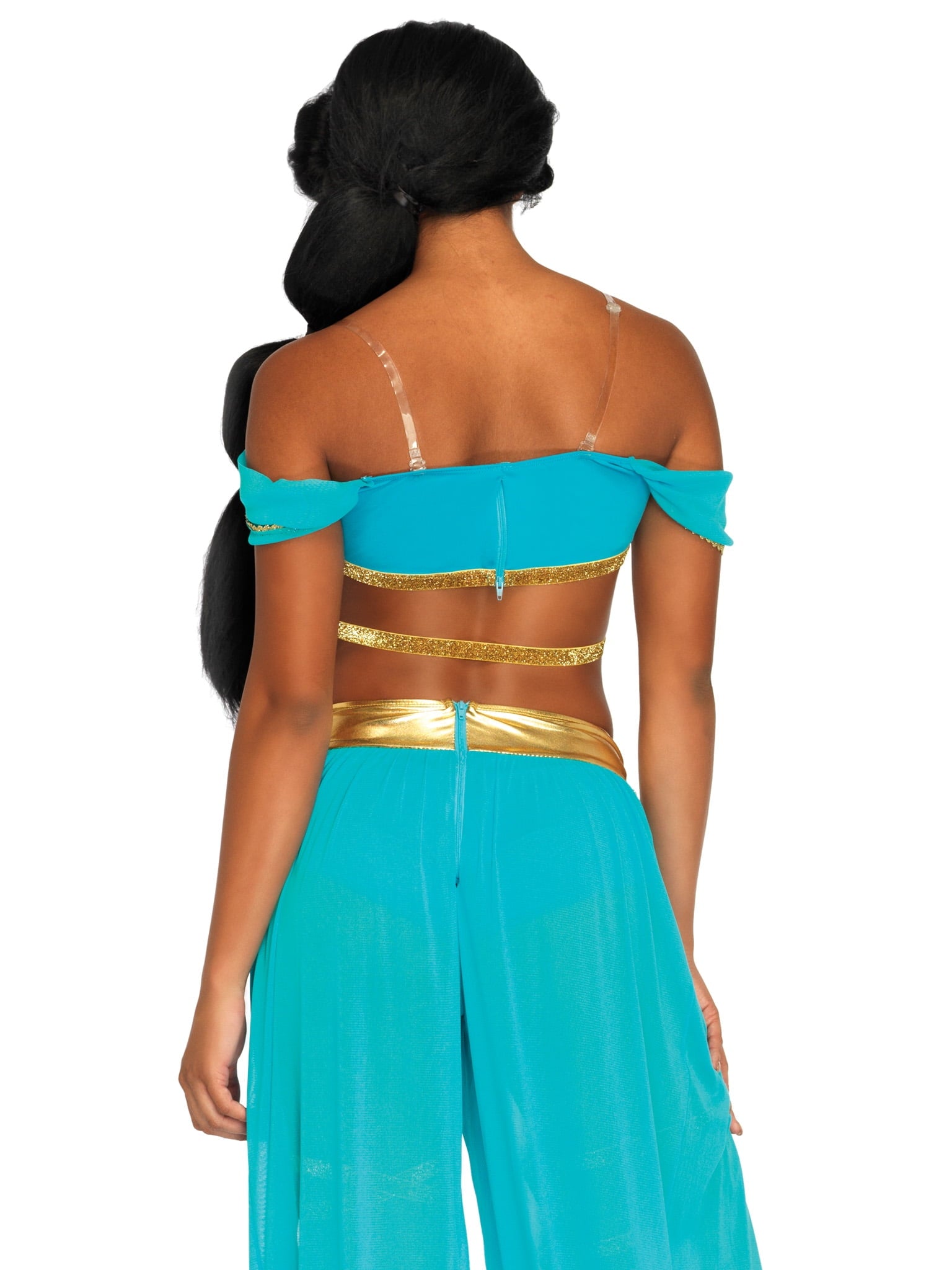 Leg Avenue Jasmine Oasis Princess Halloween Costume, Blue, Small