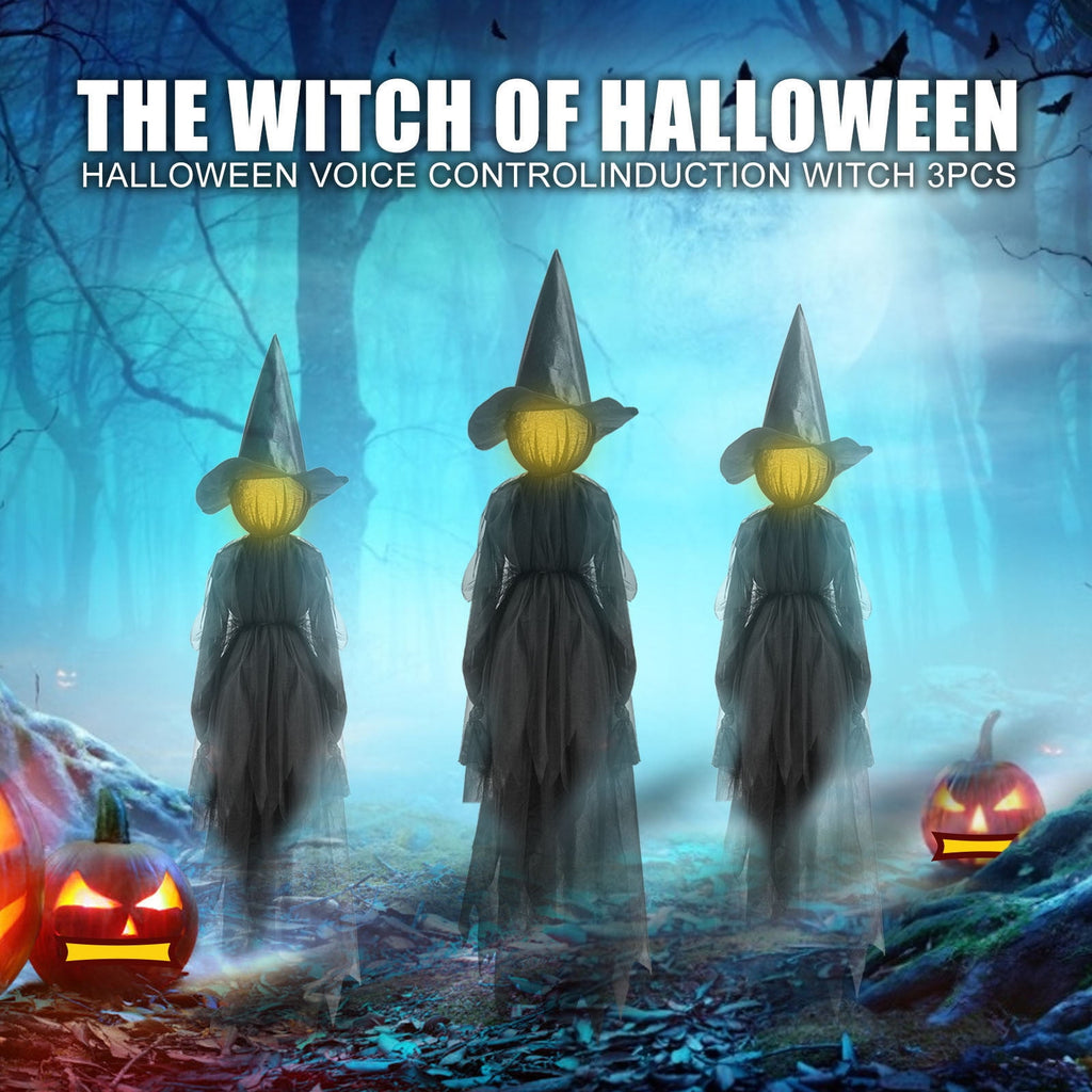 Under $5! Saving! XGFHYJEH Halloween Holding Hands Witches, Halloween Decorations Outdoor, Halloween Decor Clearance, Halloween Ornaments Scary Props Decoration for Outside Yard Lawn Garden