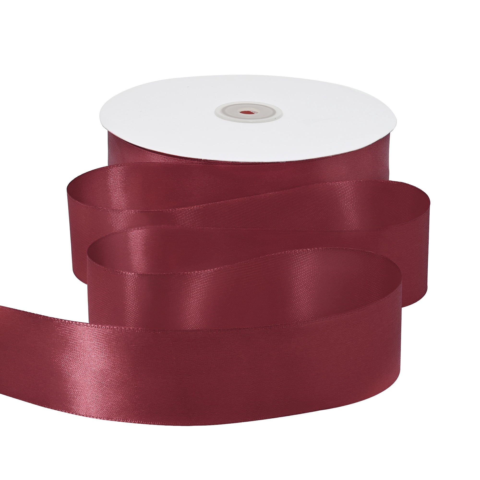 THEGLY 1.5 inch x 100 Yard Red Satin Ribbon Perfect for Gift Wrapping, Crafts, Christmas, Hair Styling, Invitation Decor & More