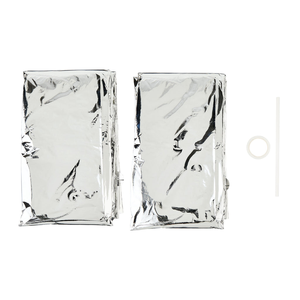 55 inch Foil Balloon Backdrops, Silver, 2 Count, by Way To Celebrate