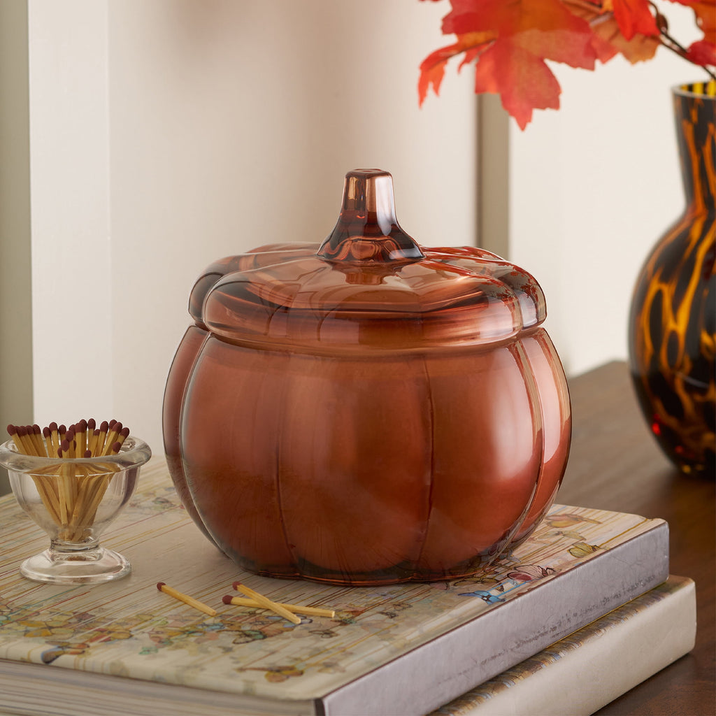 Better Homes & Gardens 3-Wick 30 oz Glass Jar Candle, Farm Apple Pumpkin