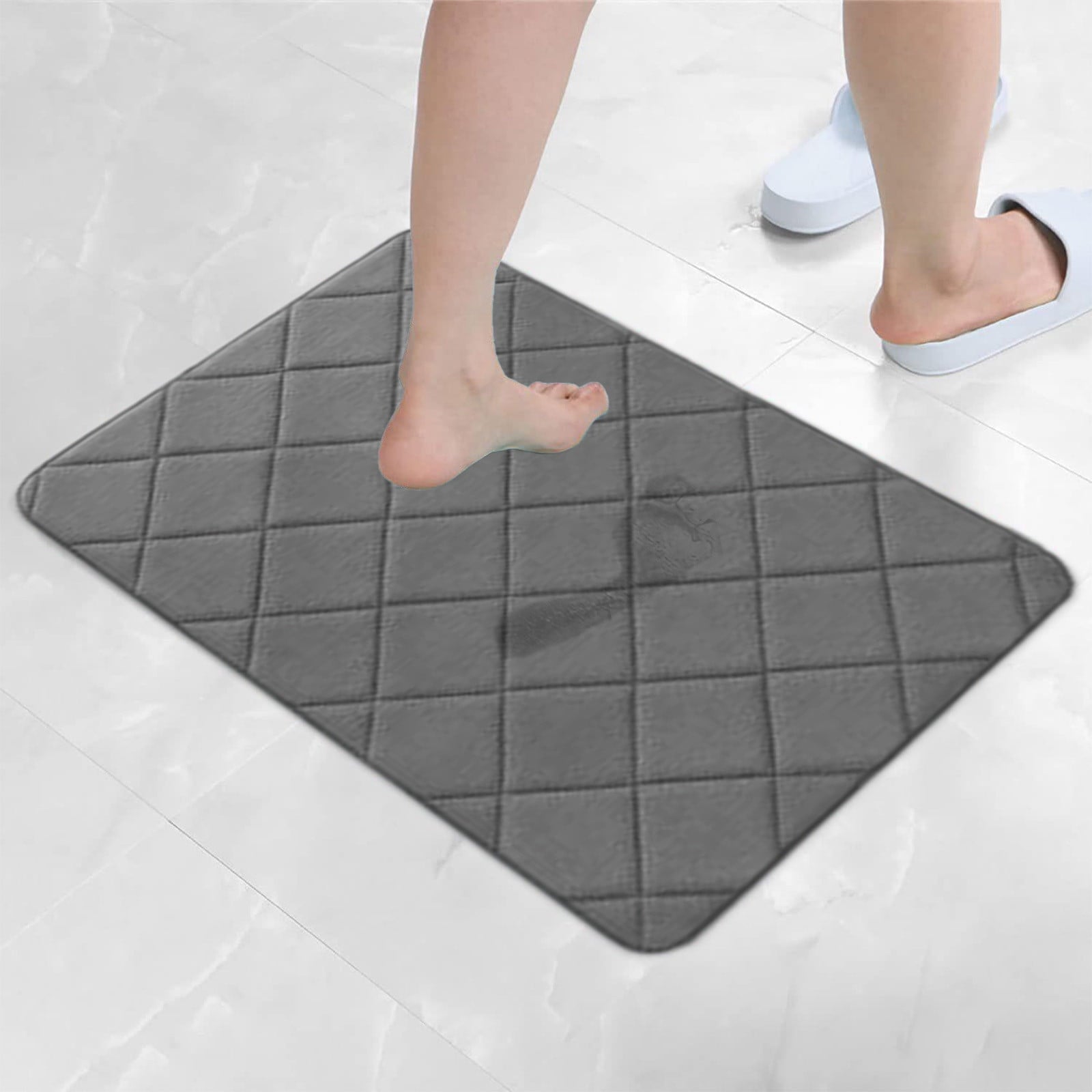 YZEGDCH Bathroom Rugs Yellow Extra Soft Rugs Absorbent Quick Dry Machine Washable