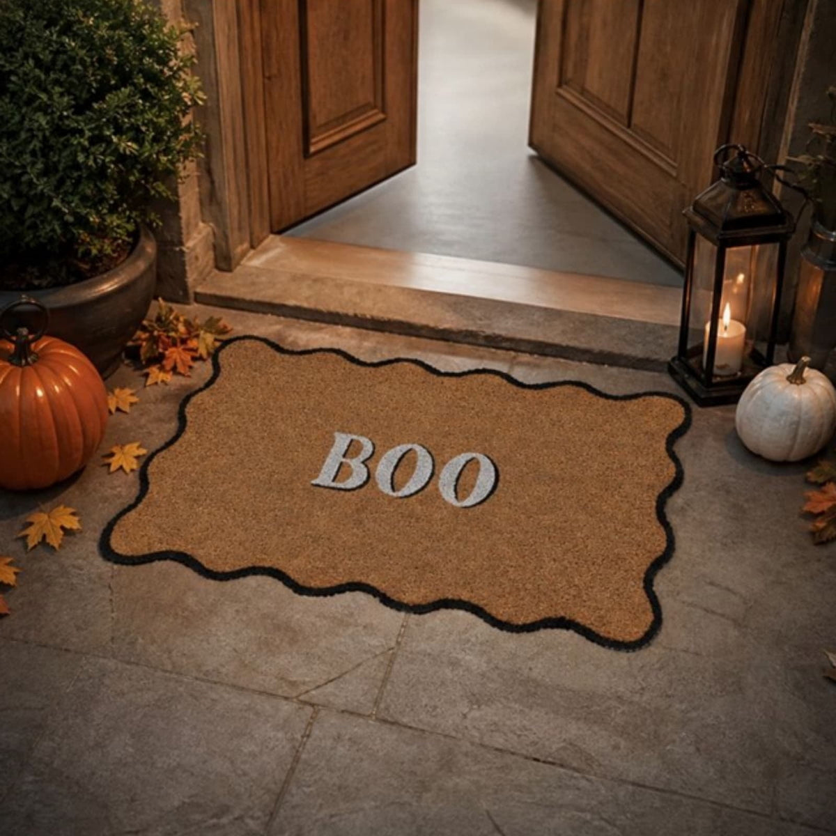 Patriotic Door Mat 4th of July Bow Flag Floor Doormats Independence Day Star Welcome Non Slip Mats for Front Porch Decor 16*24in Black