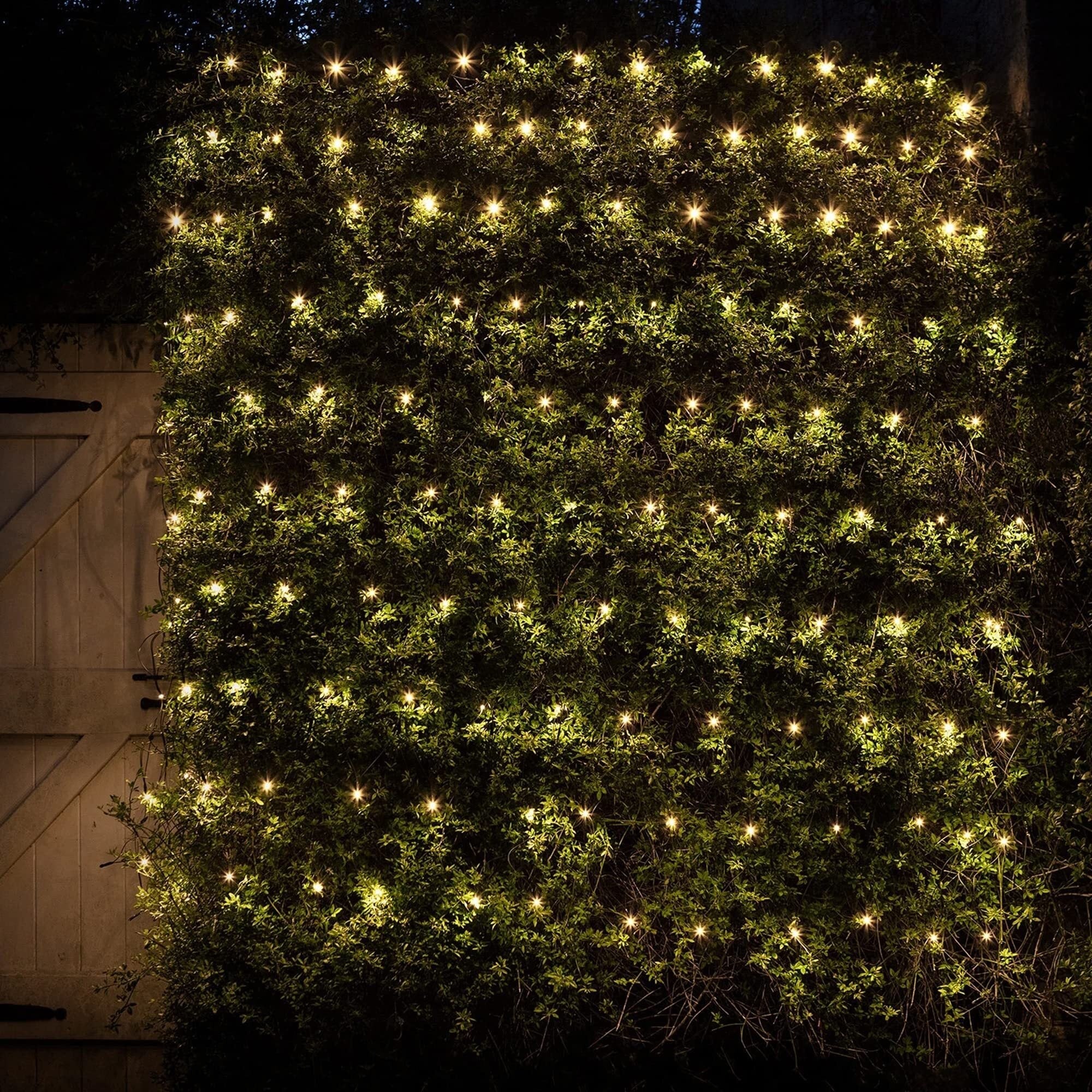 Dazzle Bright Christmas Net Lights, 360 LED 12FT x 5 FT Transparent Wire Waterproof Connectable String Lights with 8 Modes Christmas Outdoor Lights for Bushes Garden Party Holiday Decoration (Green)